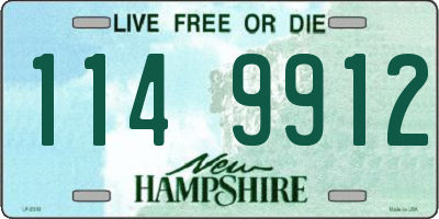 NH license plate 1149912