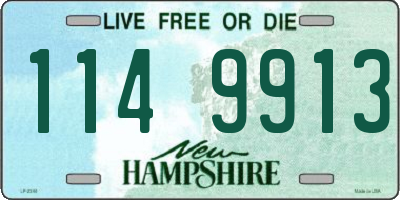 NH license plate 1149913