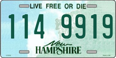 NH license plate 1149919
