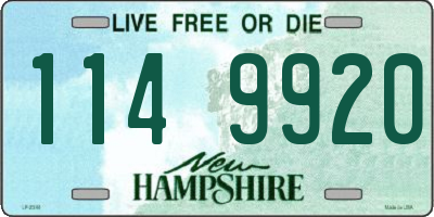 NH license plate 1149920