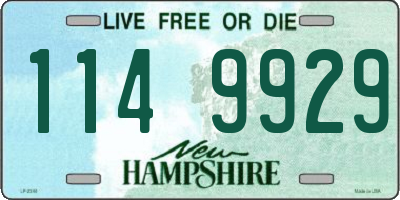 NH license plate 1149929