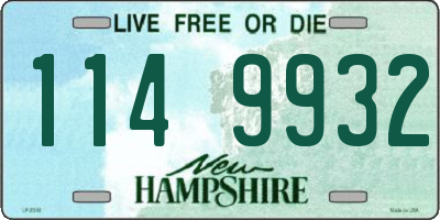 NH license plate 1149932