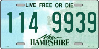 NH license plate 1149939