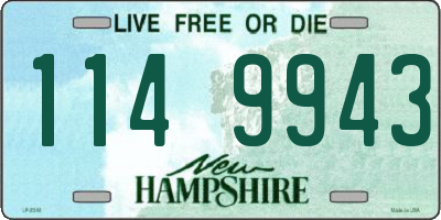 NH license plate 1149943