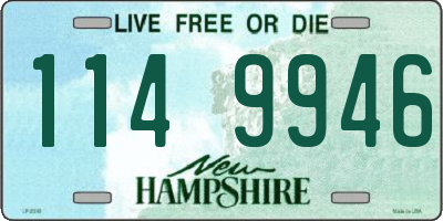 NH license plate 1149946