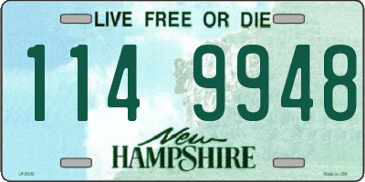 NH license plate 1149948