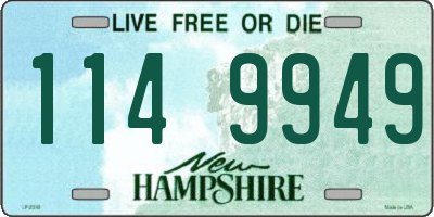 NH license plate 1149949