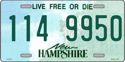 NH license plate 1149950