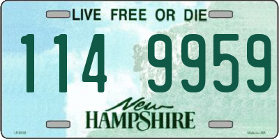 NH license plate 1149959
