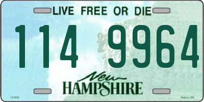 NH license plate 1149964