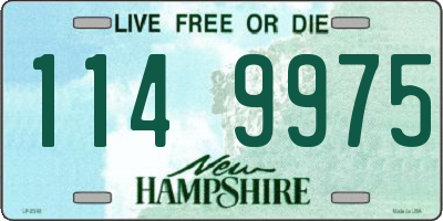 NH license plate 1149975