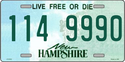 NH license plate 1149990