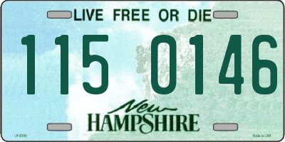 NH license plate 1150146