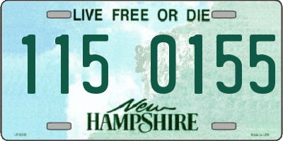 NH license plate 1150155