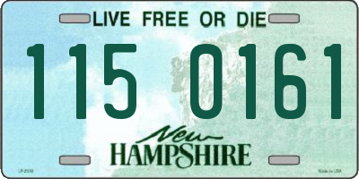 NH license plate 1150161