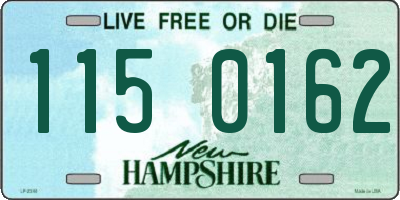 NH license plate 1150162