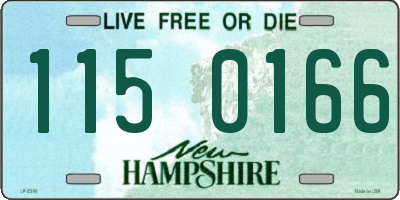 NH license plate 1150166