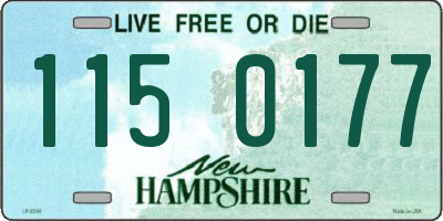 NH license plate 1150177