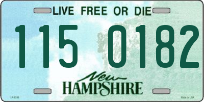 NH license plate 1150182