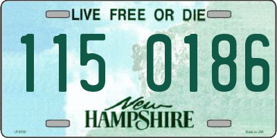 NH license plate 1150186