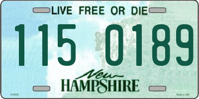 NH license plate 1150189