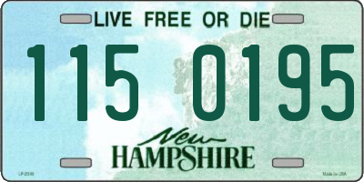 NH license plate 1150195