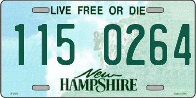 NH license plate 1150264