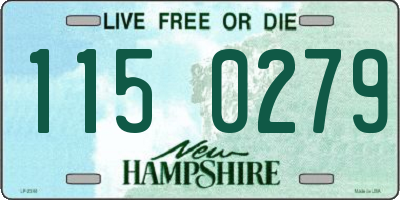 NH license plate 1150279