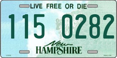 NH license plate 1150282