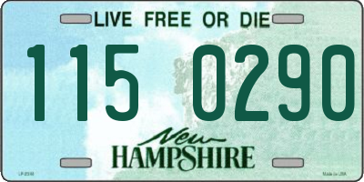 NH license plate 1150290