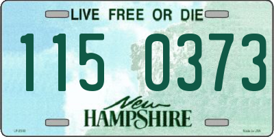 NH license plate 1150373