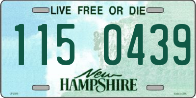 NH license plate 1150439