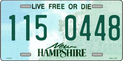 NH license plate 1150448