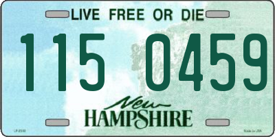 NH license plate 1150459