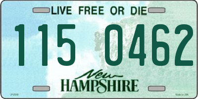 NH license plate 1150462