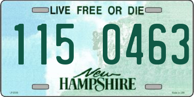 NH license plate 1150463