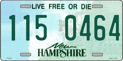 NH license plate 1150464