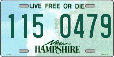 NH license plate 1150479