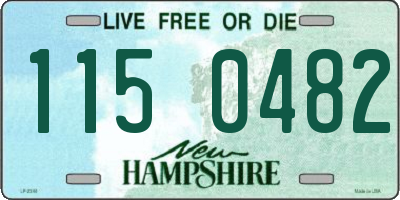 NH license plate 1150482