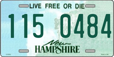 NH license plate 1150484