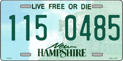 NH license plate 1150485