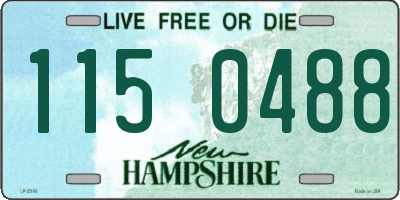 NH license plate 1150488