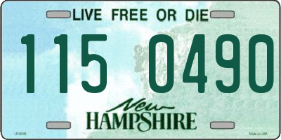 NH license plate 1150490