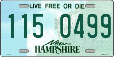 NH license plate 1150499