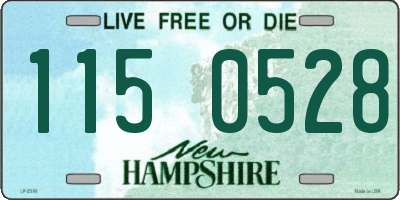NH license plate 1150528