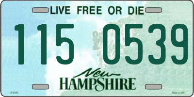 NH license plate 1150539