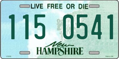 NH license plate 1150541