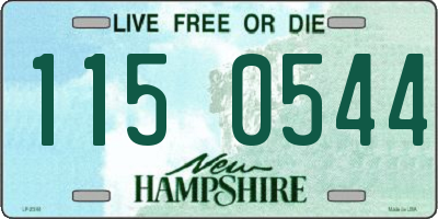 NH license plate 1150544