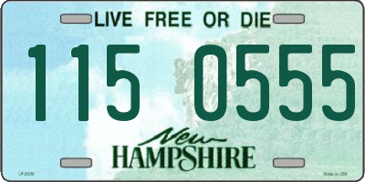 NH license plate 1150555