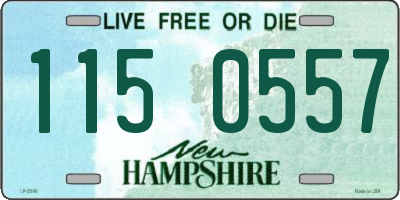 NH license plate 1150557